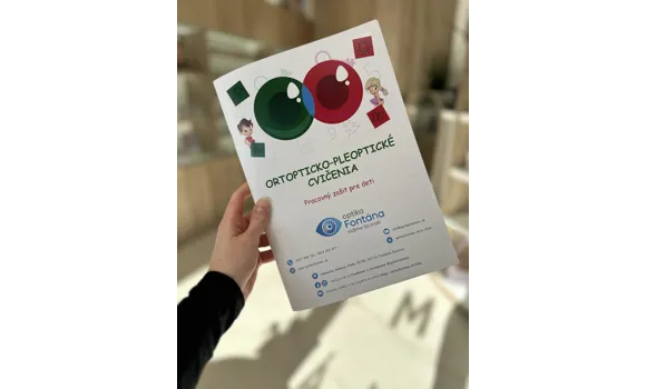 Pracovný zošit na zrakové cvičenie pre deti