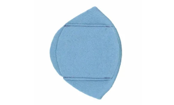 Okluzor látkový ľavý veľkosť L svetlo modrá