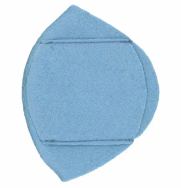 Okluzor látkový pravý veľkosť L svetlo modrá