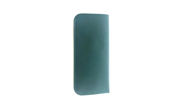 Mäkké koženkové púzdro tmavozelené