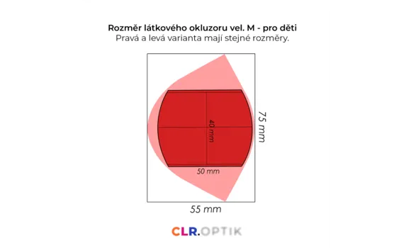 Okluzor lietadlo ľavý