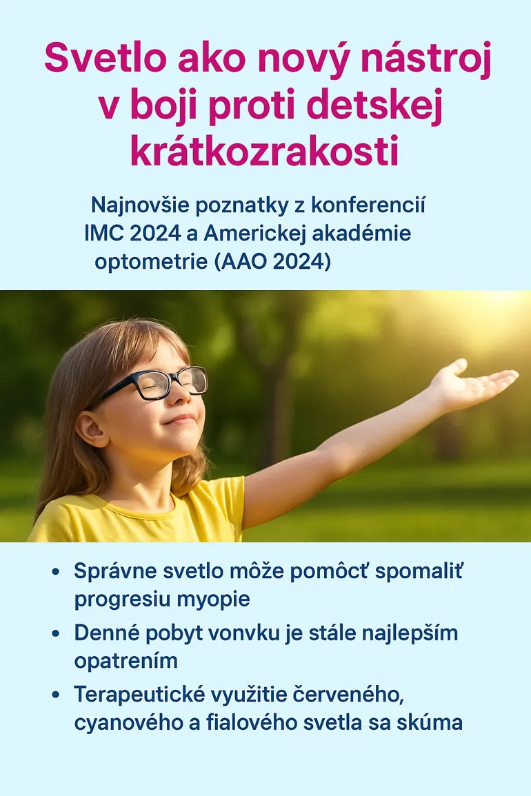 svetelná terapia v myopia managemente